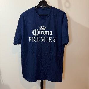 Corona Premier Gildan Dark Blue Graphic Tee